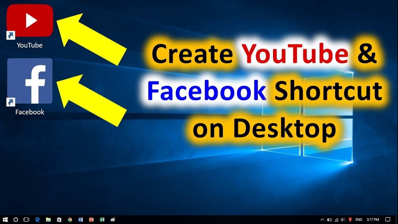 Youtube Desktop Shortcut Windows 10